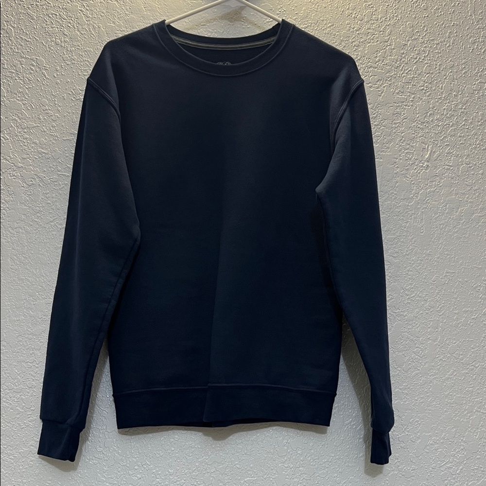 Fruit of the Loom Men's Dark Blue Crewneck Sweater